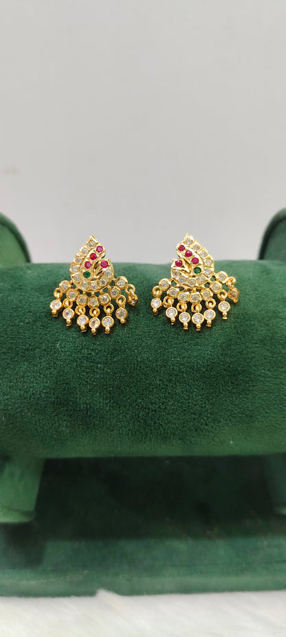 Pure panchaloham vintage look studs