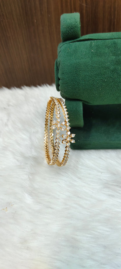 Pure panchaloham daimond look kada bangle