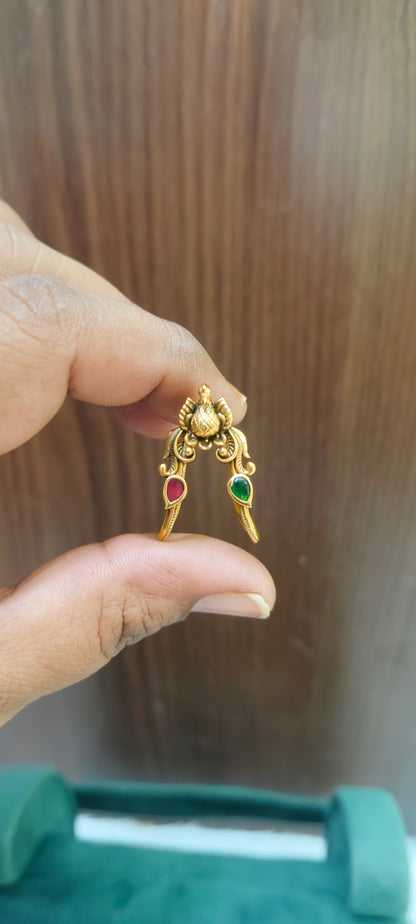 Premium nakshi adjustable vanki ring