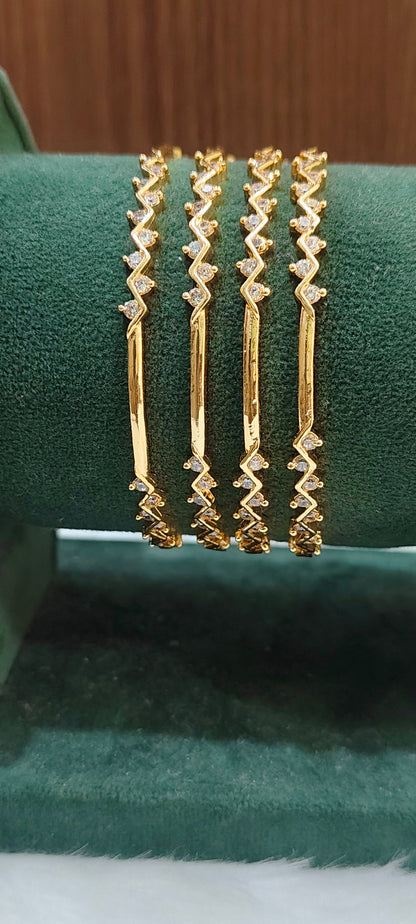 Pure panchaloham gold look 4 bangles