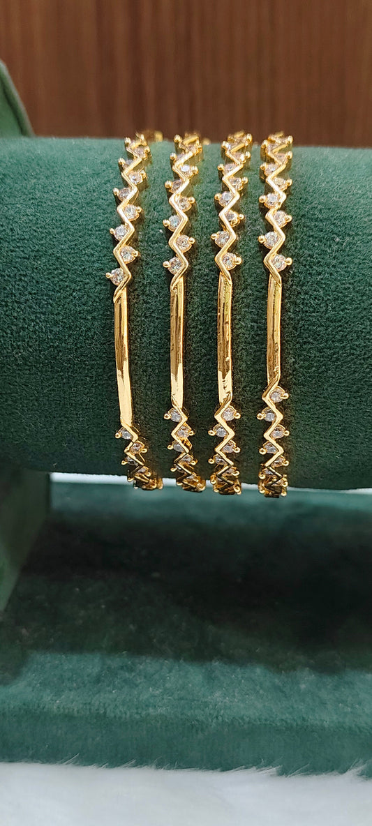 Pure panchaloham gold look 4 bangles