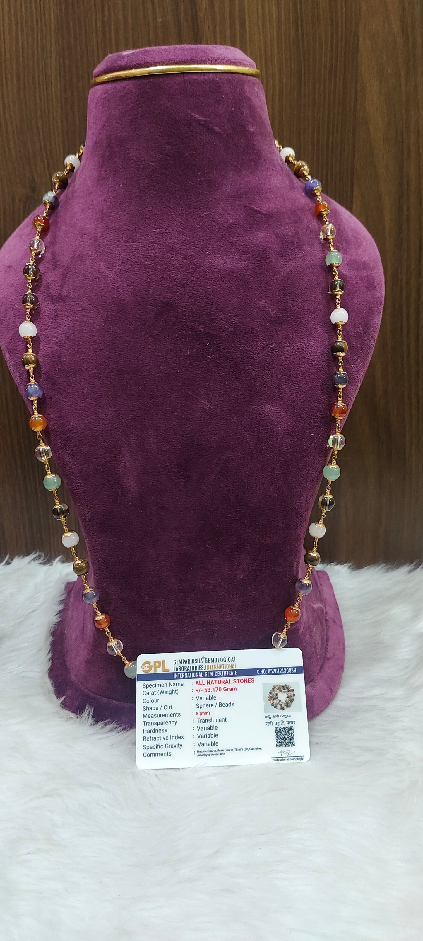 Original 7 chakra mala with cirtificate
