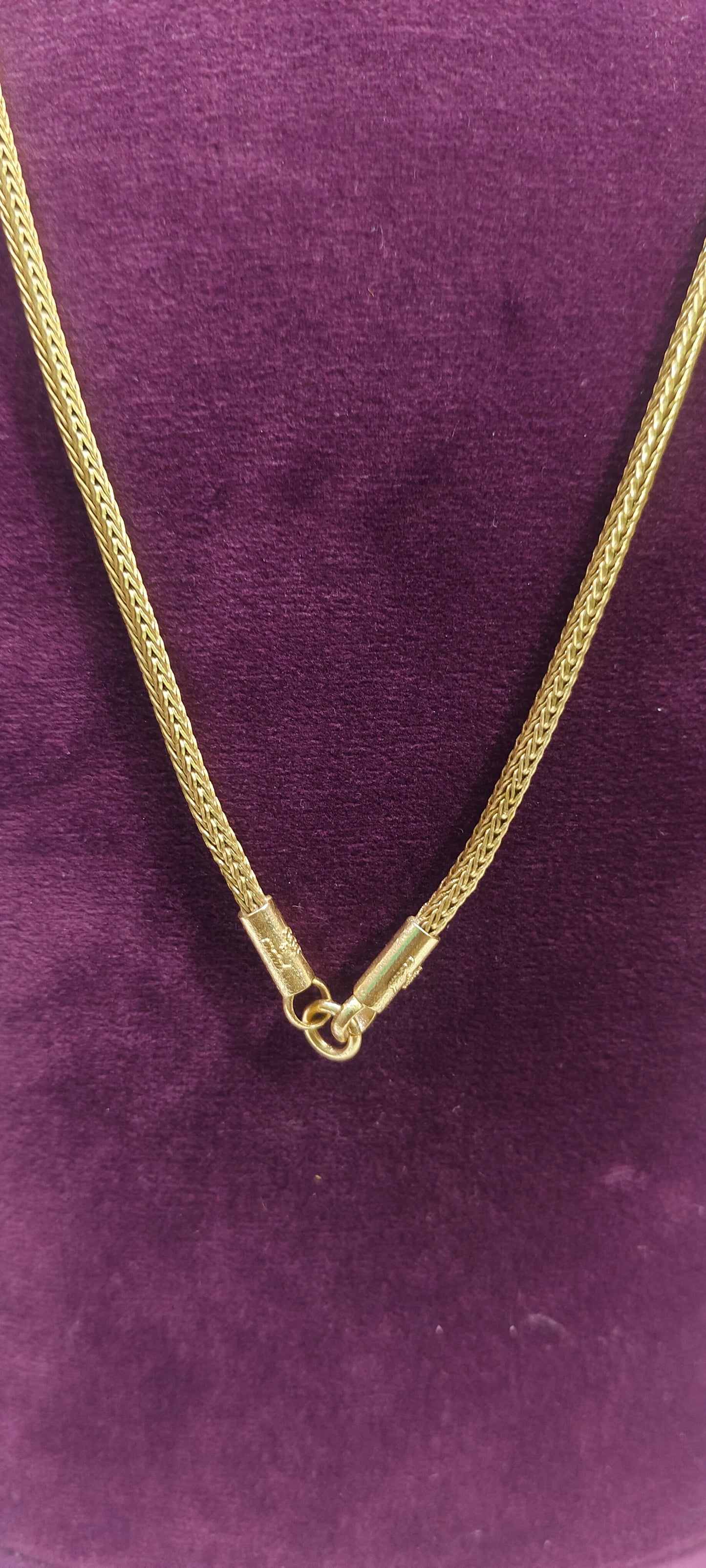 Pure panchaloham unpolished 24" length nanthadu