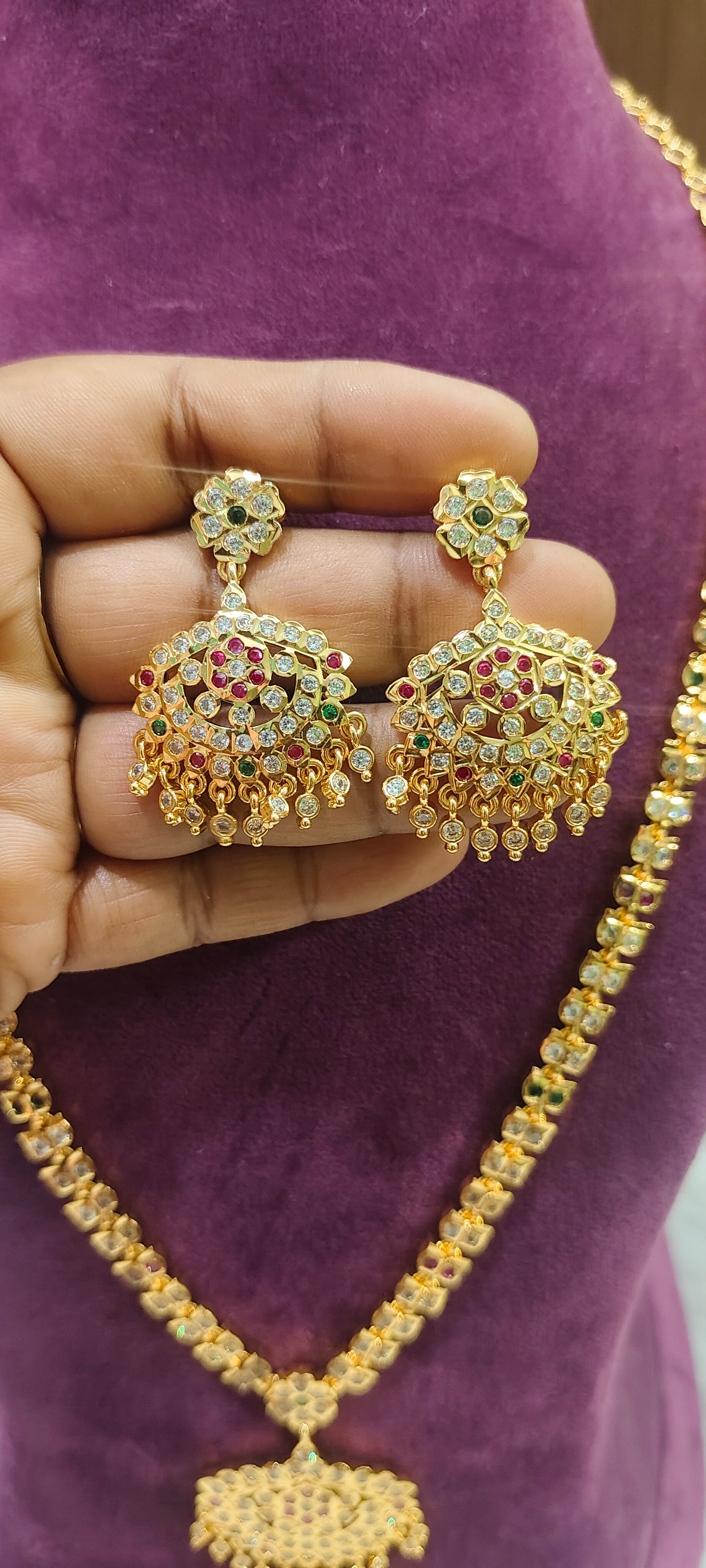Pure panchaloham vintage look long haram