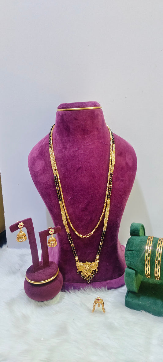 Super 5 combo with Non god motive black beads