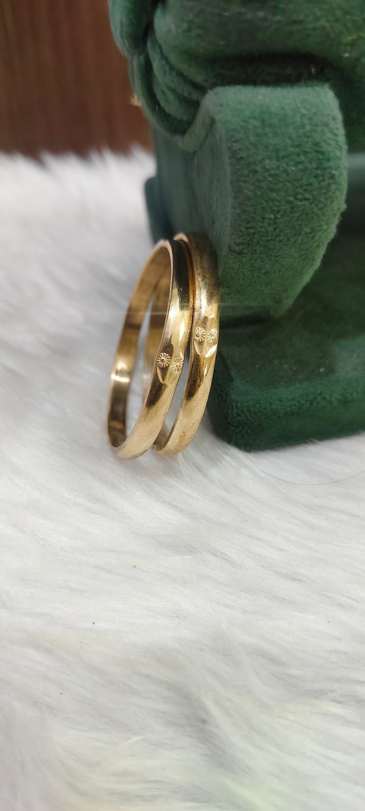 Pure panchaloham unpolished life time use baby bangles ( below 1 year)