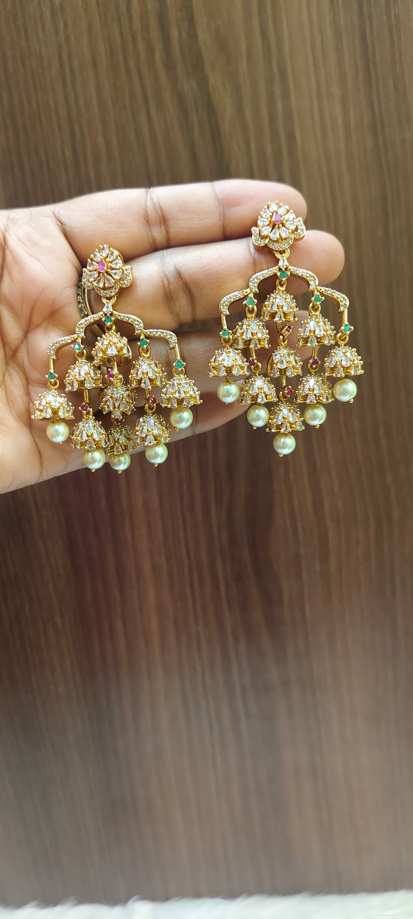 Premium Fully stone celebrity style earrings