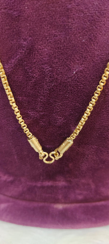 Pure panchaloham unpolished 18" length short chain