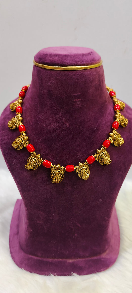 Premium antique nakshi koral set