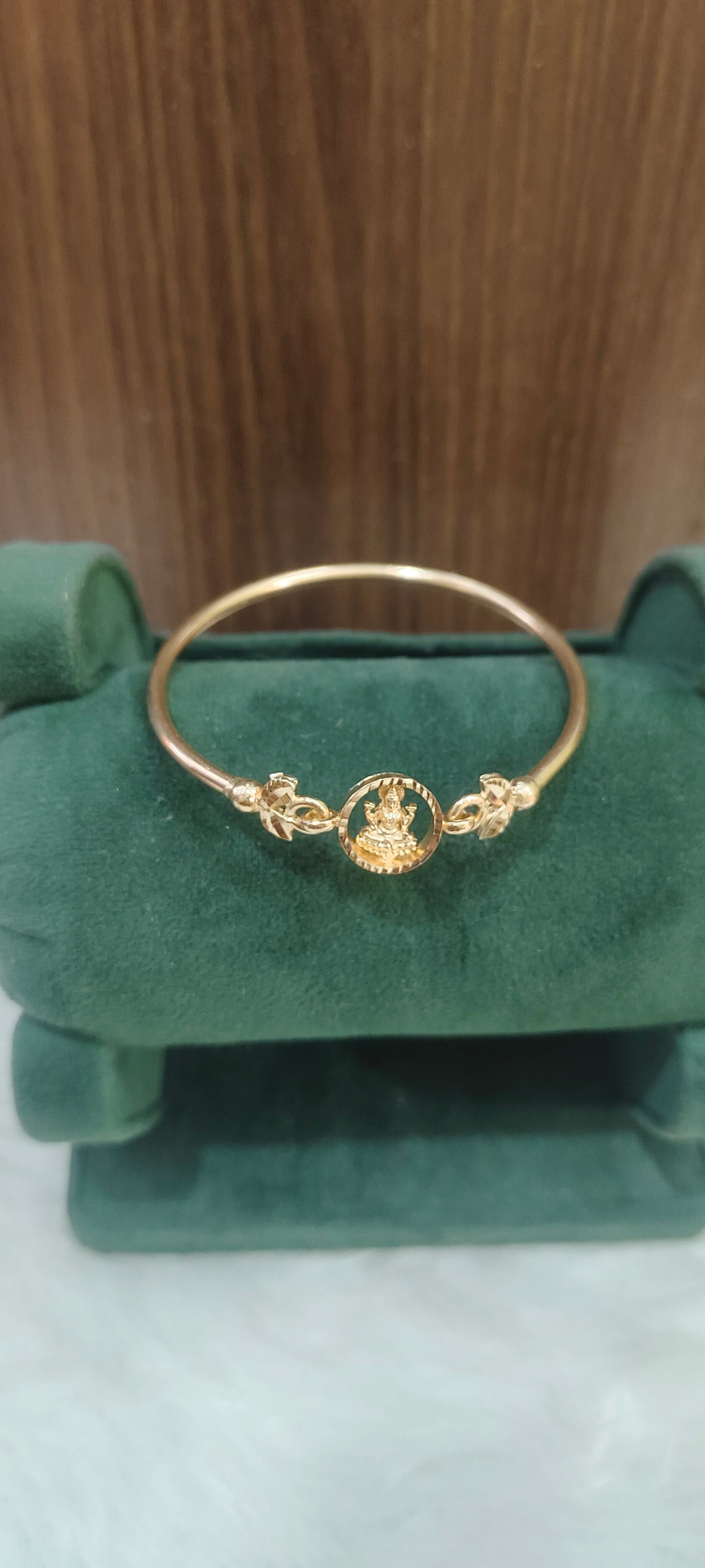 Pure panchaloham unpolished Lakshmi Devi kada bangle