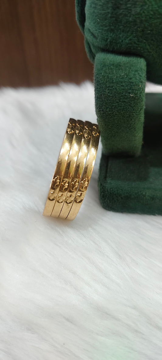 Pure panchaloham unpolished 4 bangles for kids below 1 year