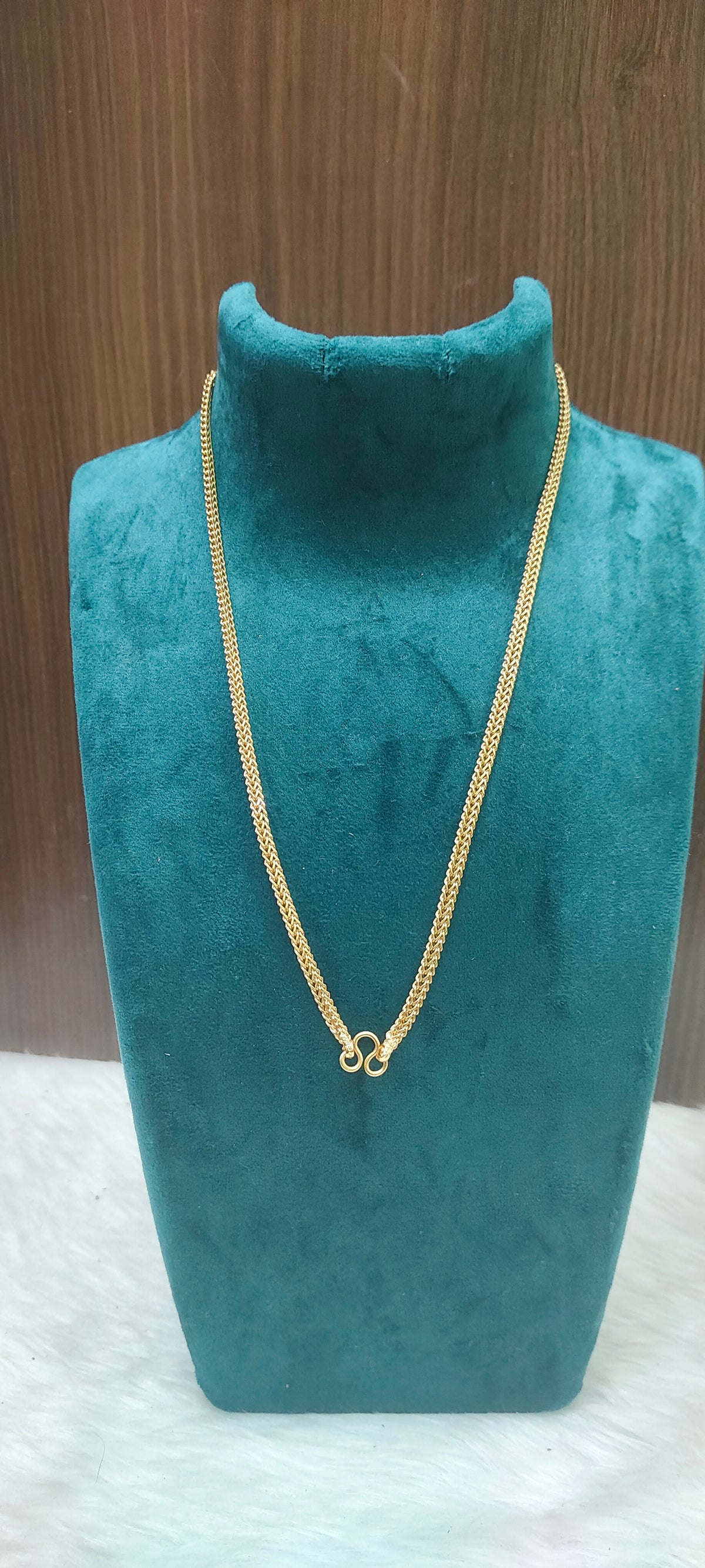 Pure panchaloham unpolished double v cut chain