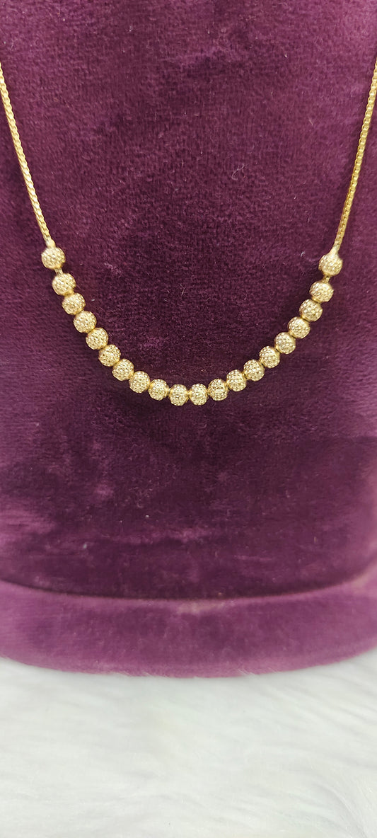 Pure panchaloham unpolished trendy 18" length chains