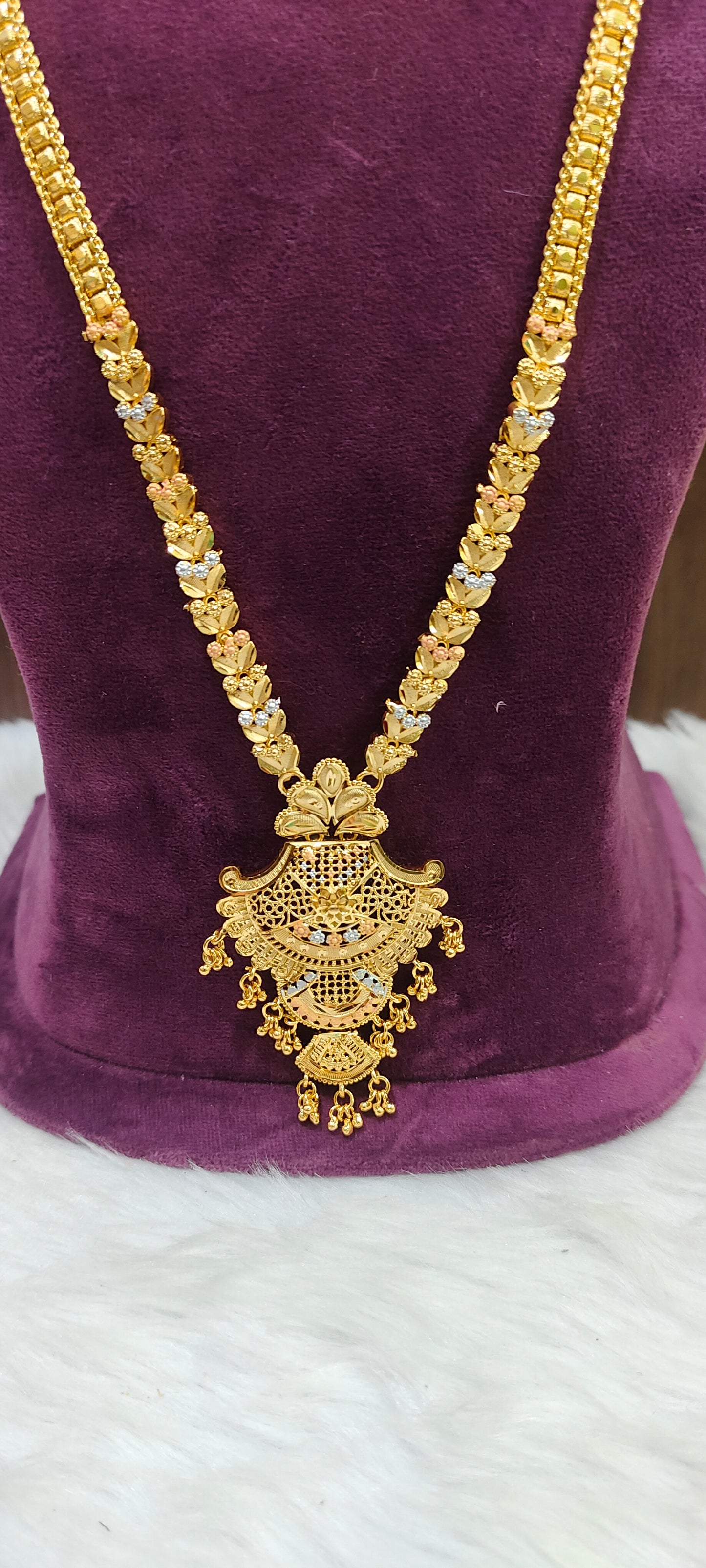 100% gold look 30" length long haram
