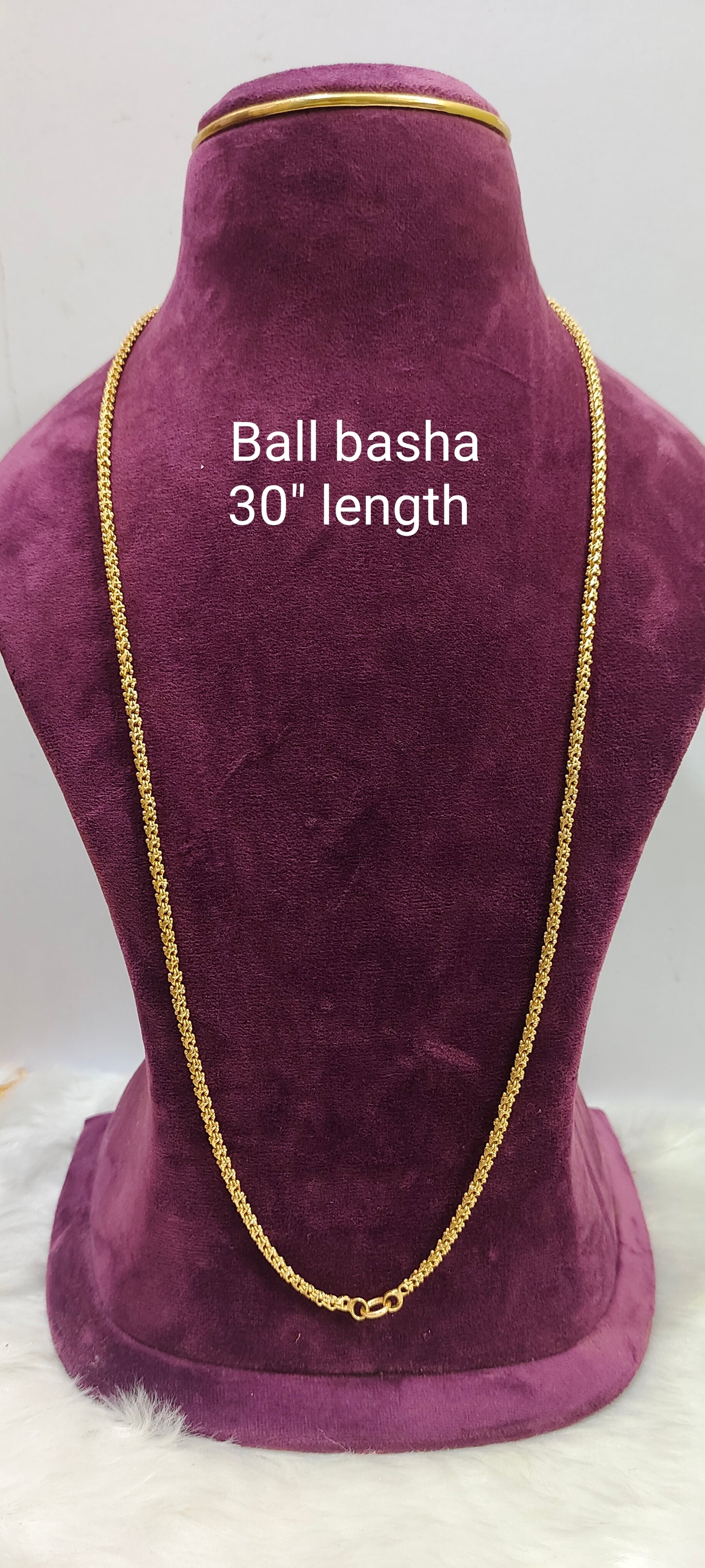 Pure panchaloham unpolished balbasha chain