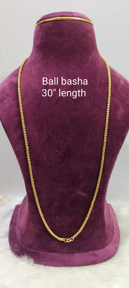 Pure panchaloham unpolished balbasha chain