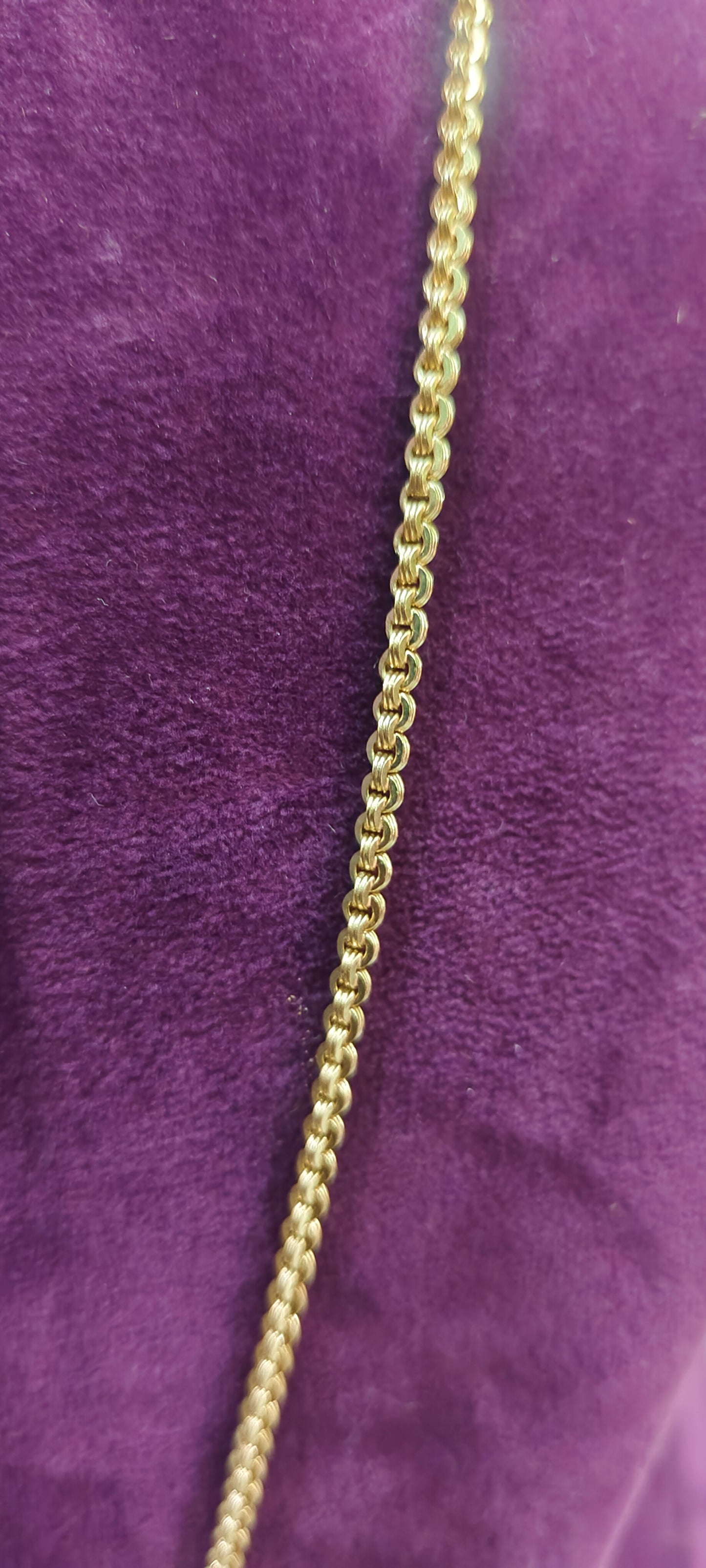 Pure panchaloham unpolished malbar model 24" length thali chain