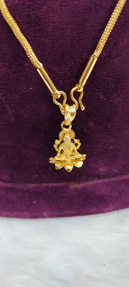 20" length balaji chain and 18" length Lakshmi Devi chain combo