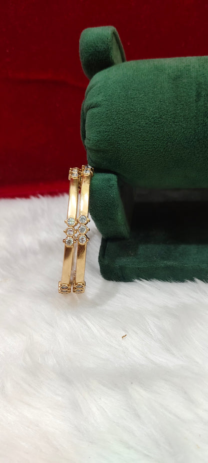 Pure panchaloham unpolished 2 bangles