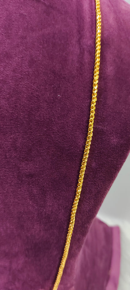 Pure panchaloham polished  rope chain nice model
