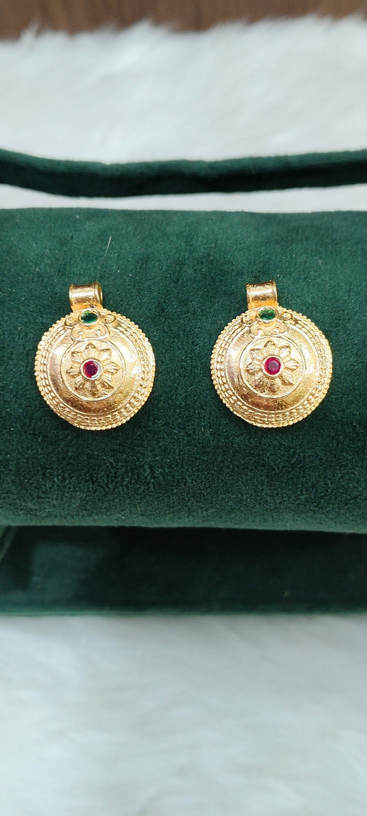 Pure panchaloham unpolished life time use 2 stone mangalsutra