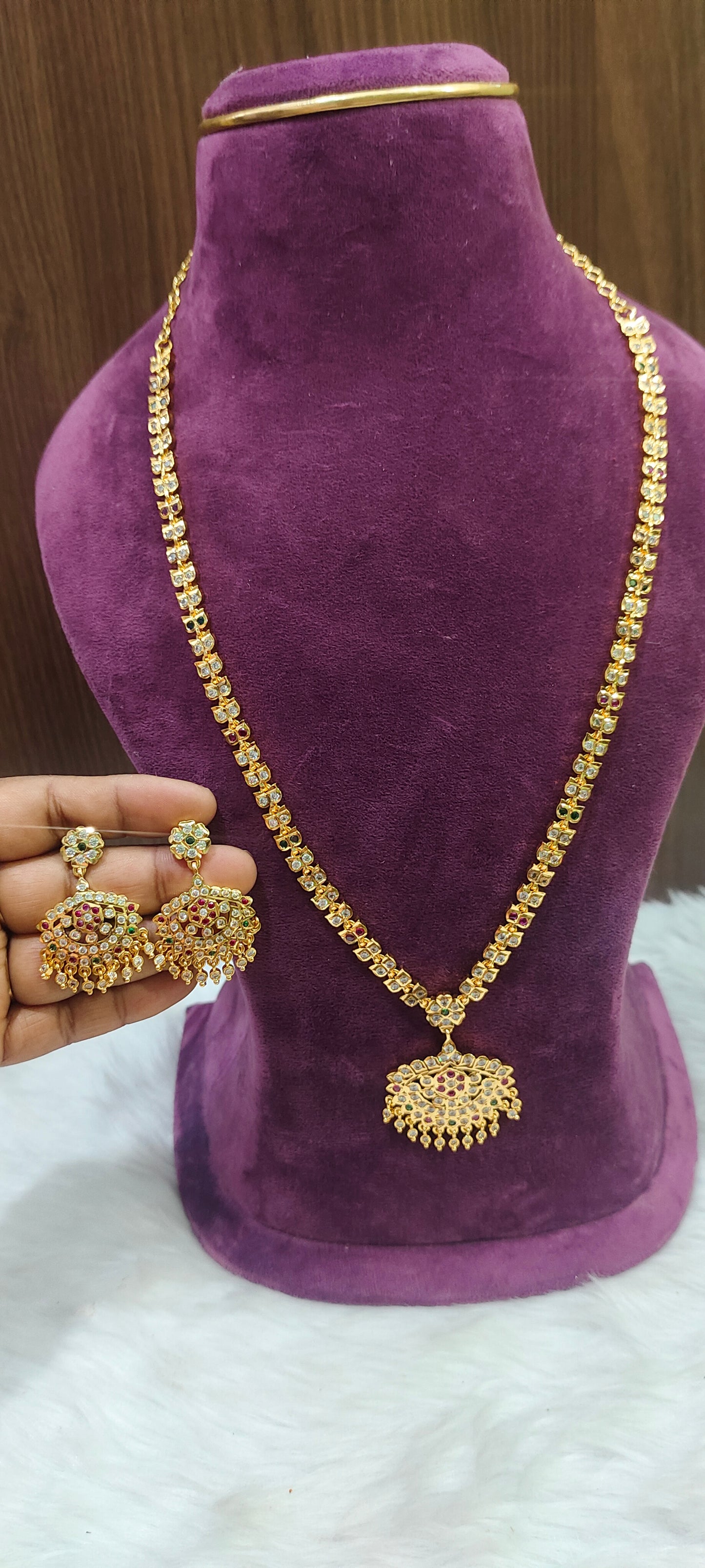 Pure panchaloham vintage look long haram