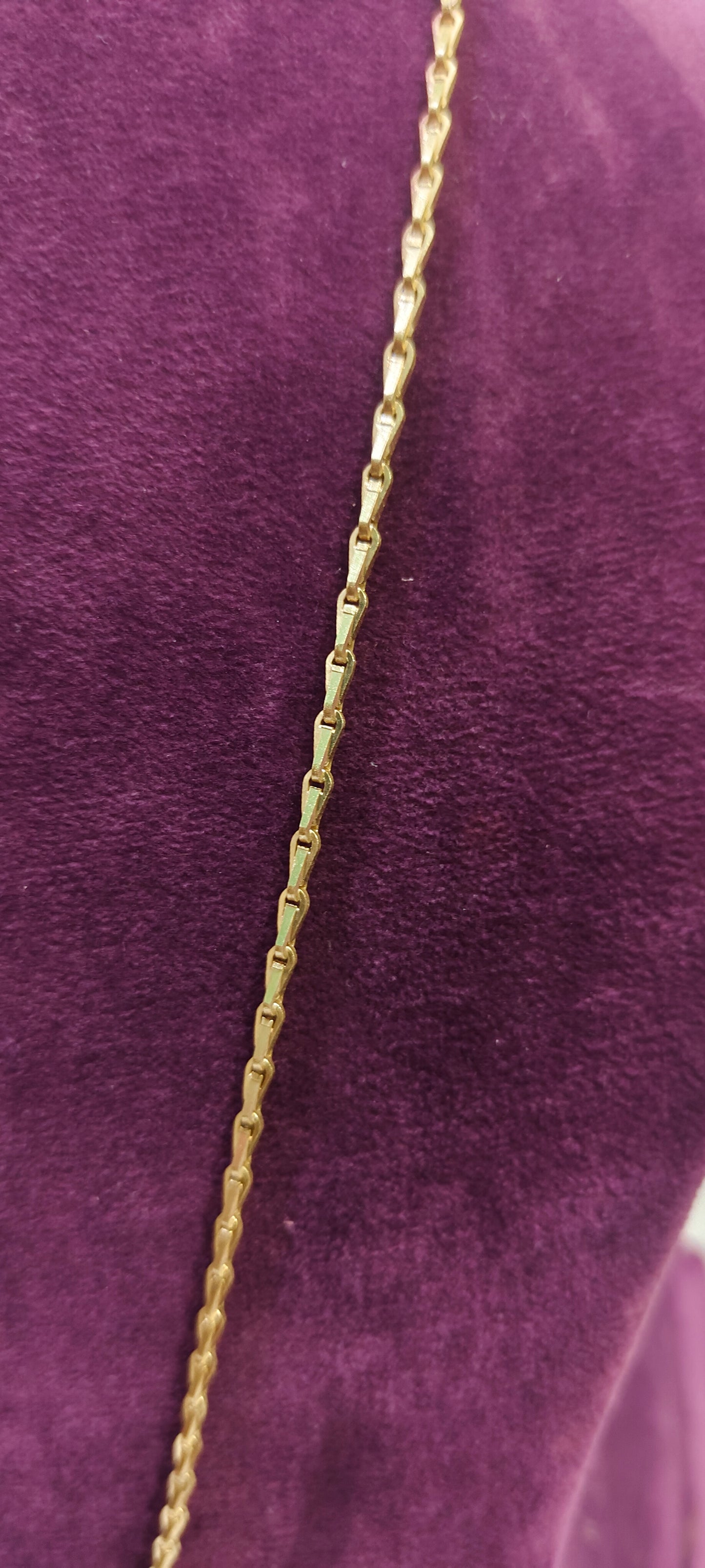 Pure panchaloham unpolished 24" length thali chain(very sleek design)