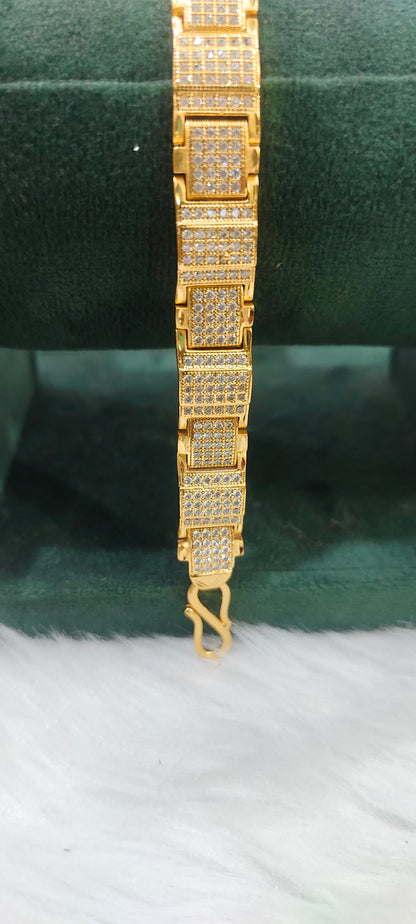 Hand made mens bracelet 8.5" length bracelet