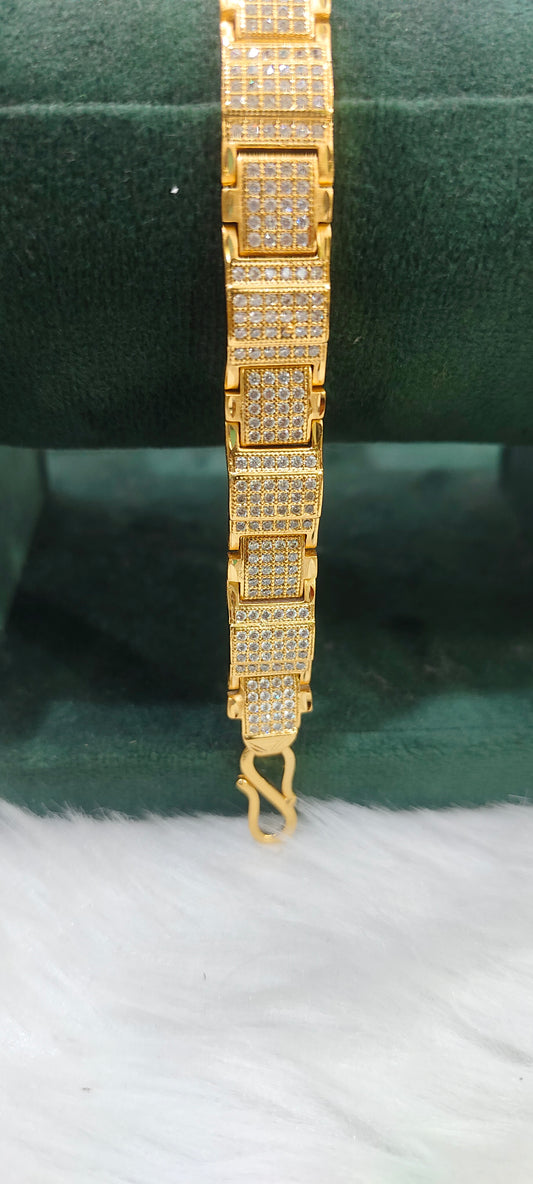 Hand made mens bracelet 8.5" length bracelet