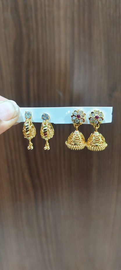 Pure panchaloham 2 set earrings combo