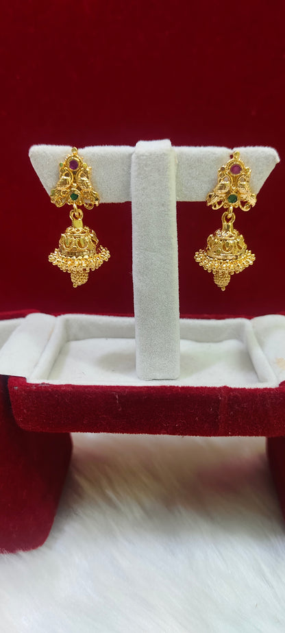 Gold look cute jumkas