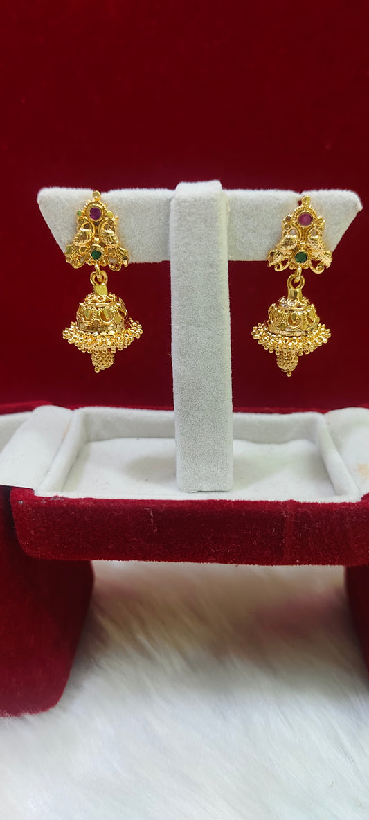 Gold look cute jumkas