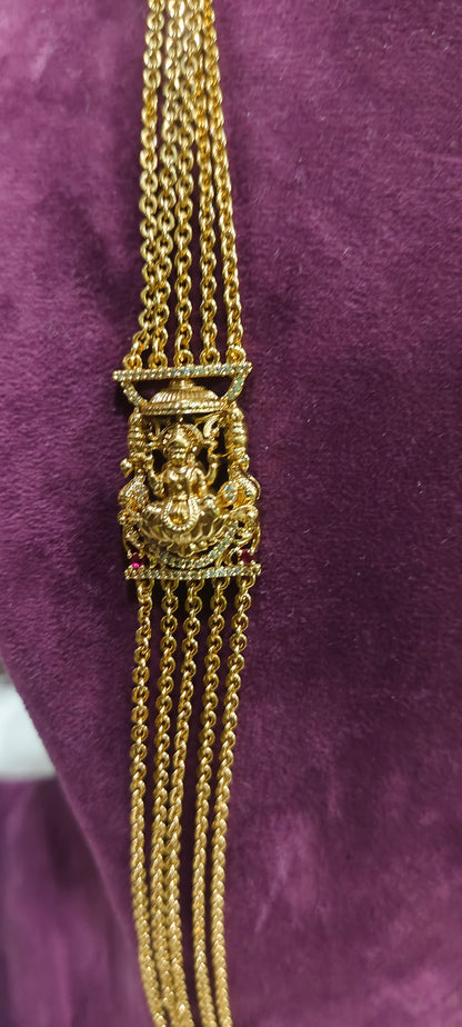 Premium nakshi 5 line chandraharam