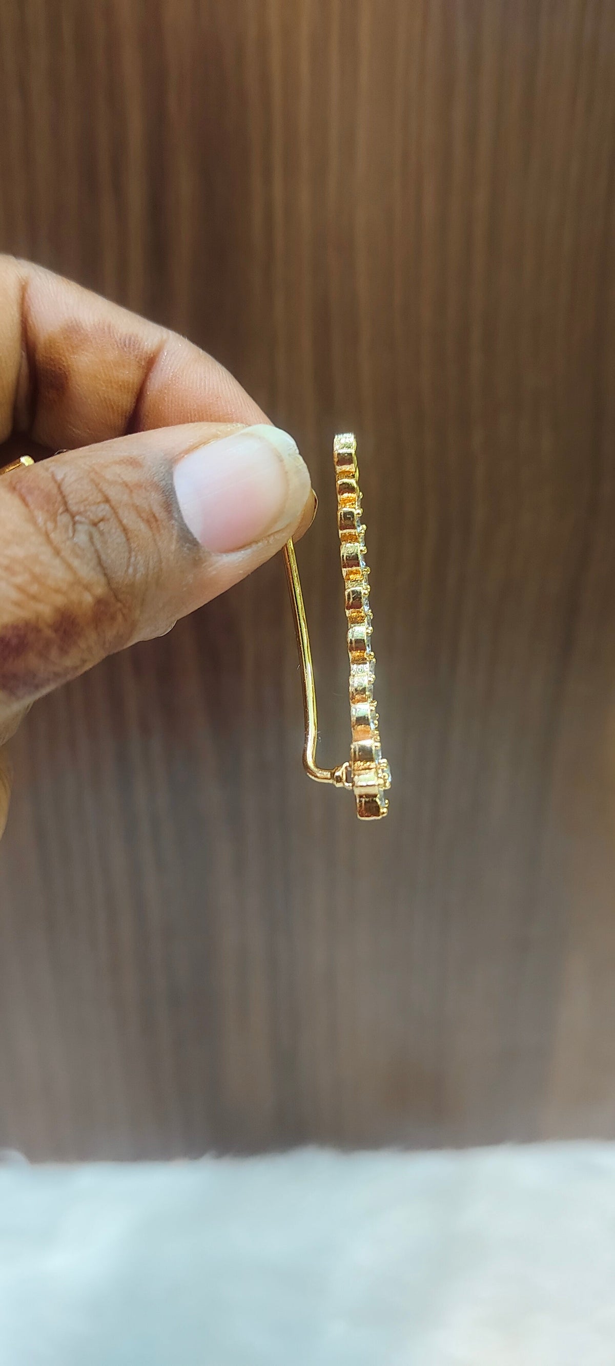 Pure panchaloham trendy earcuffs