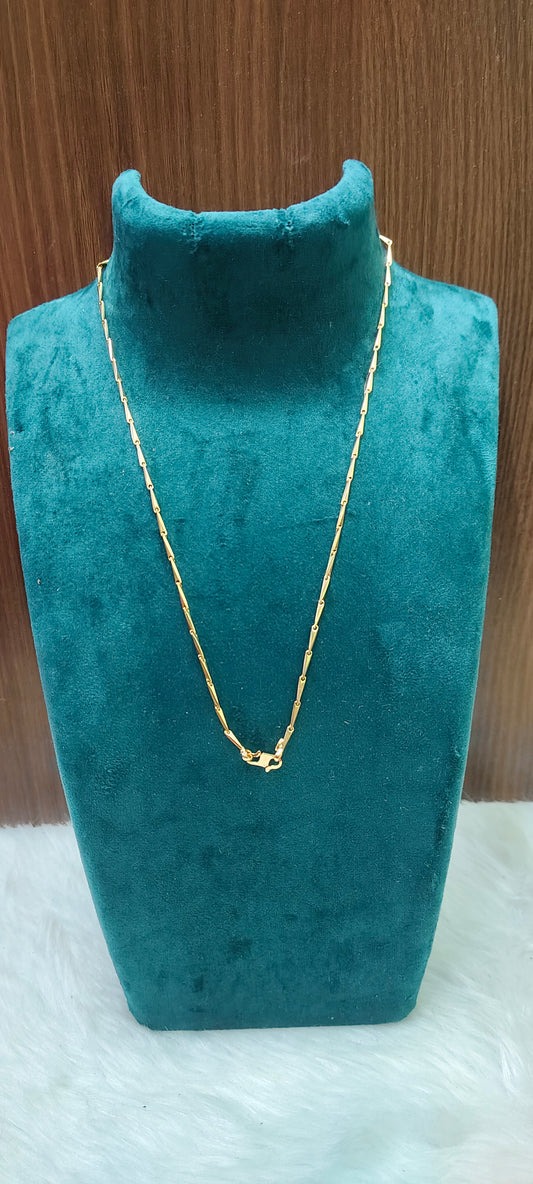 premium micro gold 18" length godhuma Chain