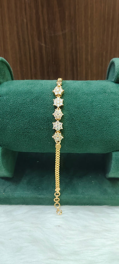 Pure panchaloham ladies gold look bracelet