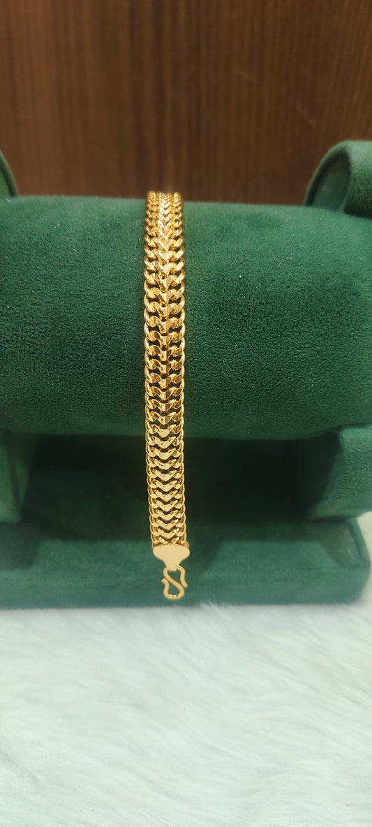 Premium micro gold plated 7.5" bracelet