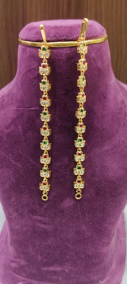 Pure panchaloham diamond look Multi colour maatis