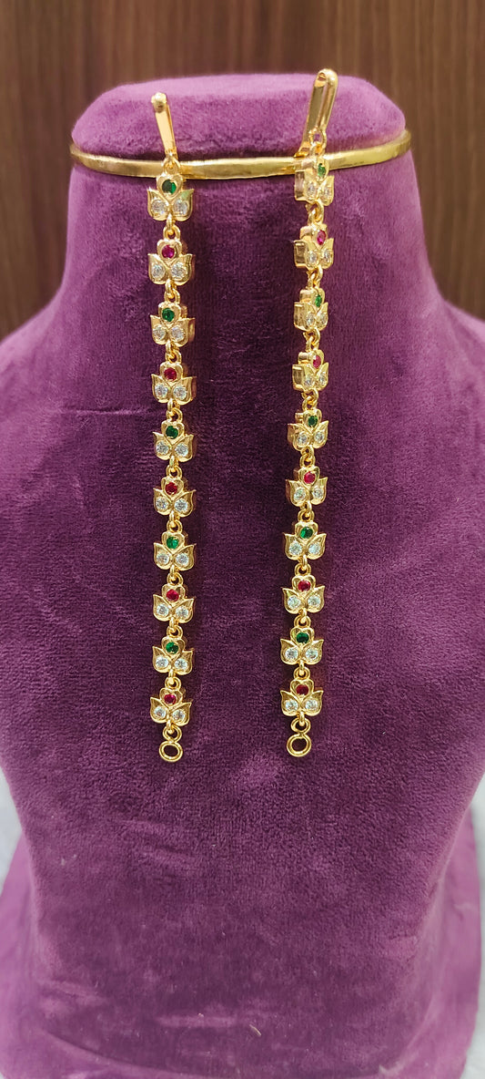 Pure panchaloham diamond look Multi colour maatis