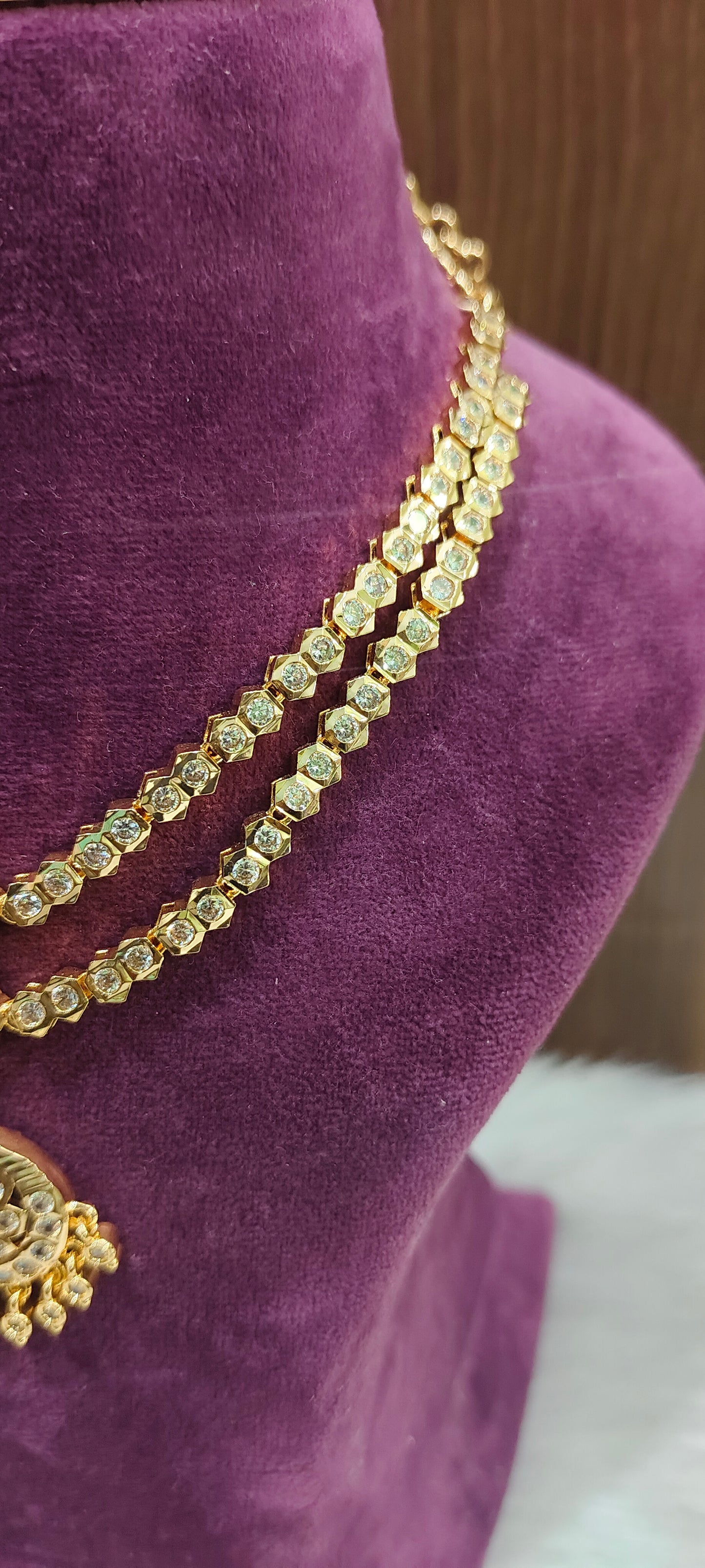 Pure panchaloham 2 steps necklace