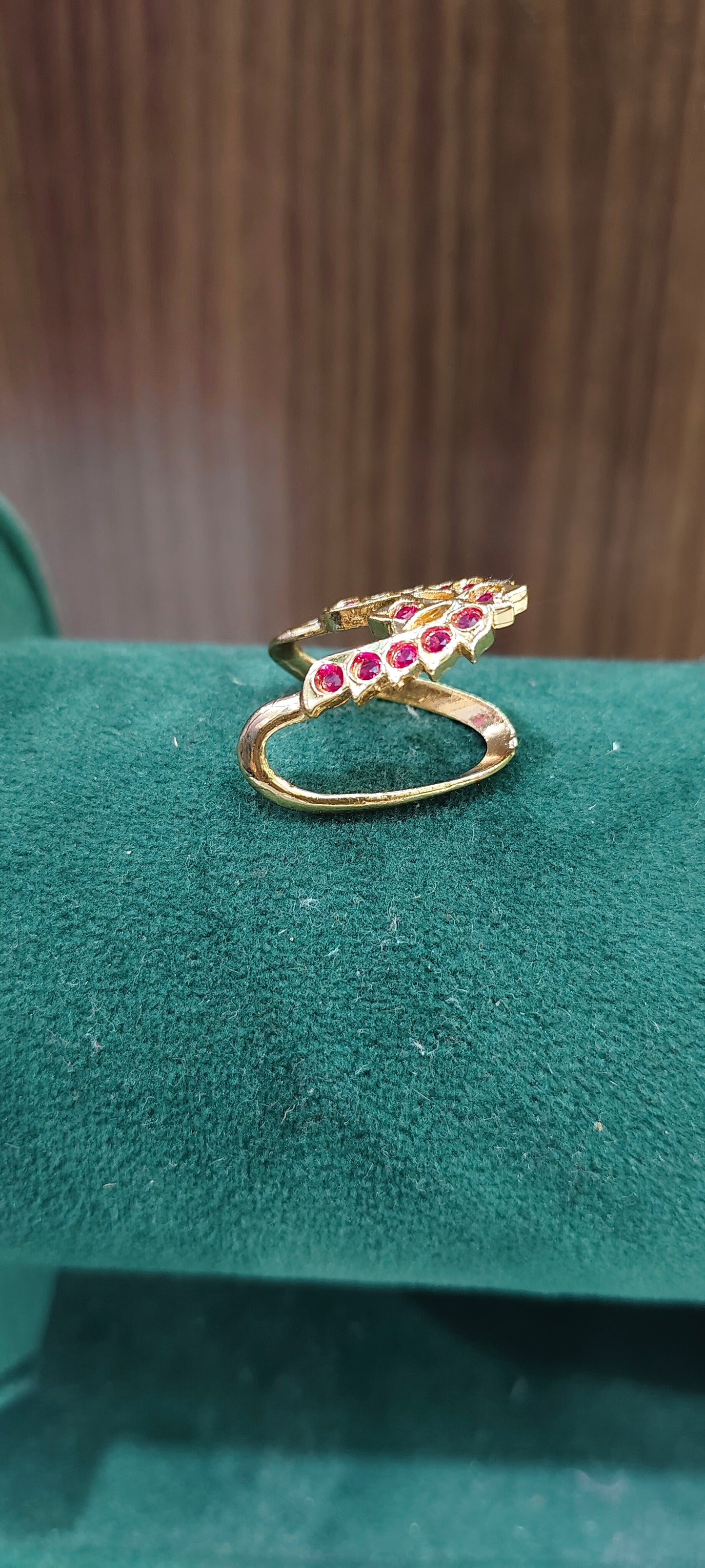 Pure panchaloham polished vanki ring