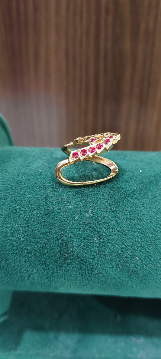 Pure panchaloham polished vanki ring