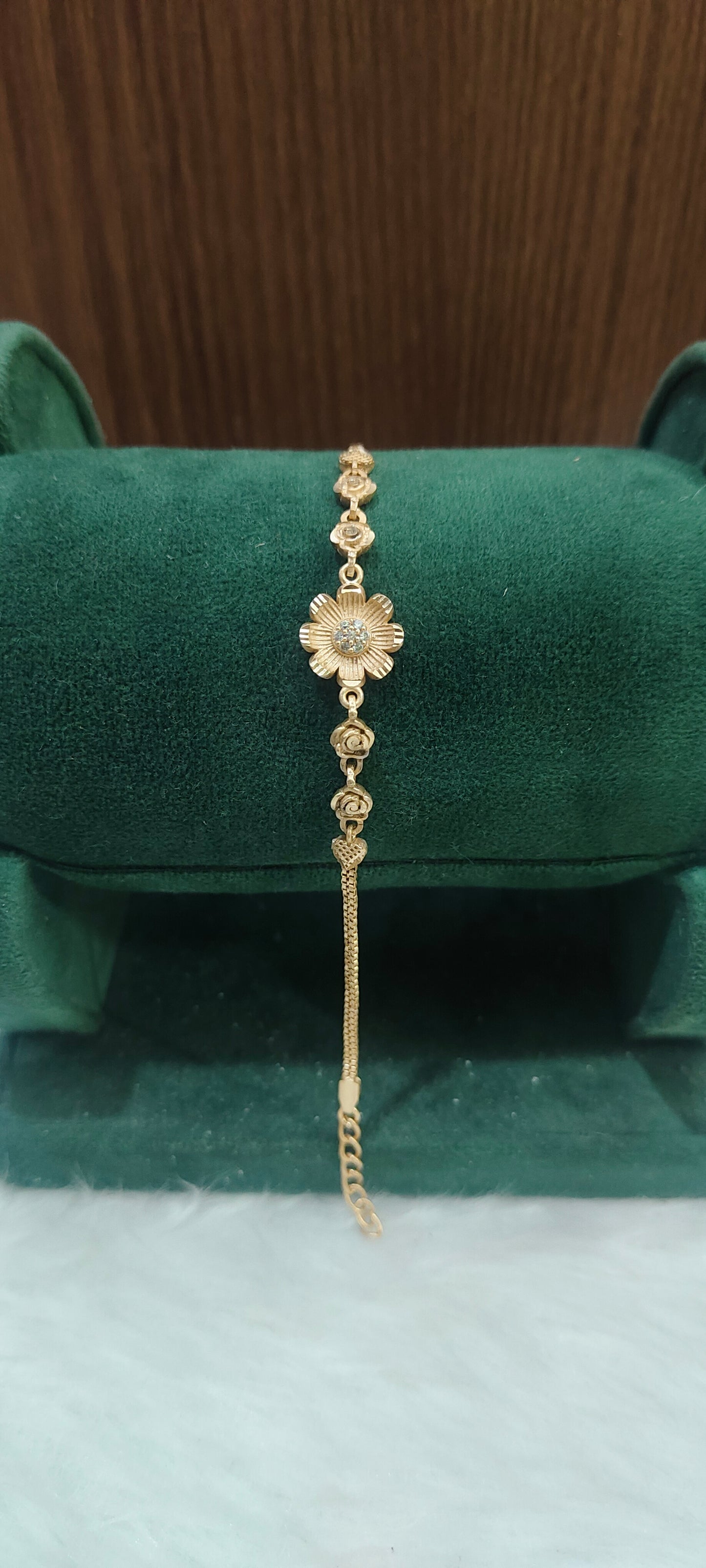 Pure panchaloham unpolished ladies bracelet