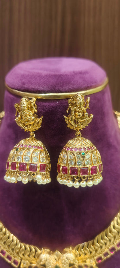 High quality jilebi necklace set