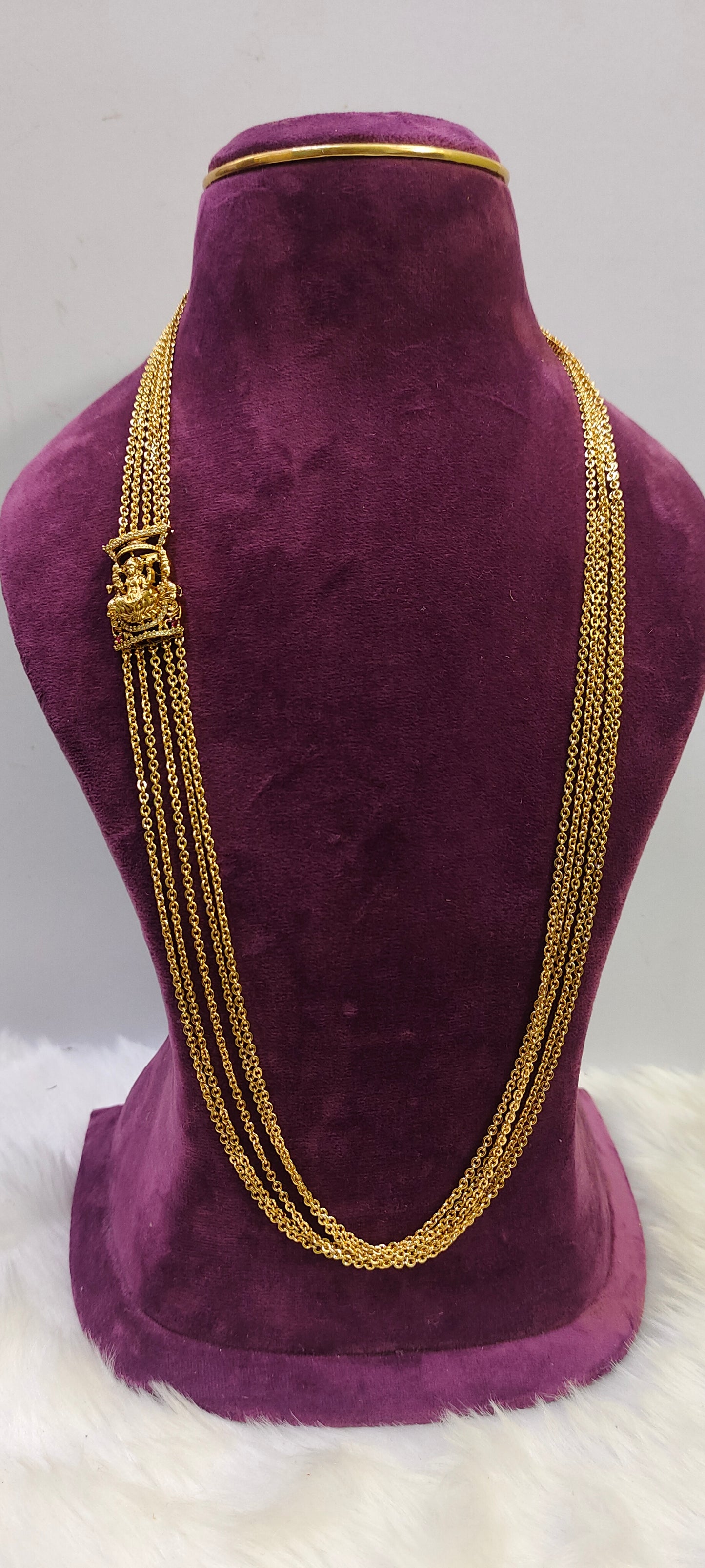 Premium Nakshi 5 line 30" length chandara haram