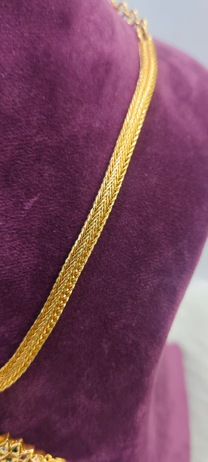 Pure panchaloham double swam nanupatti  necklace