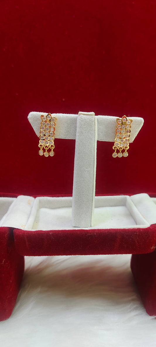 Pure panchaloham j type earrings