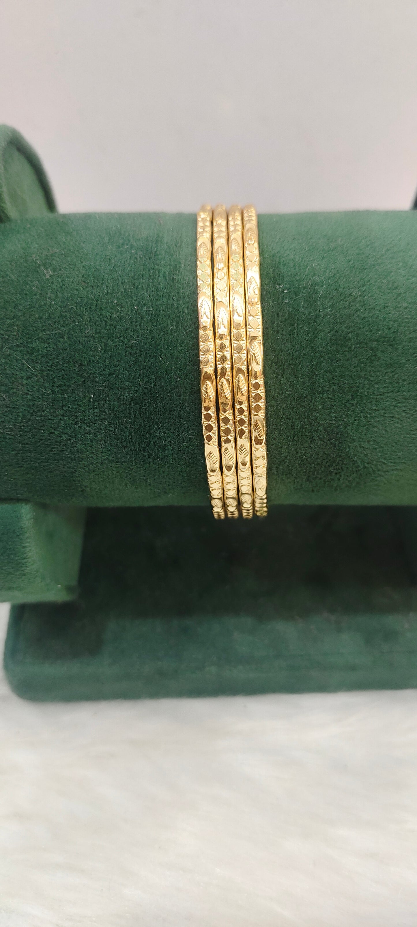 Pure panchaloham unpolished 4 bangles