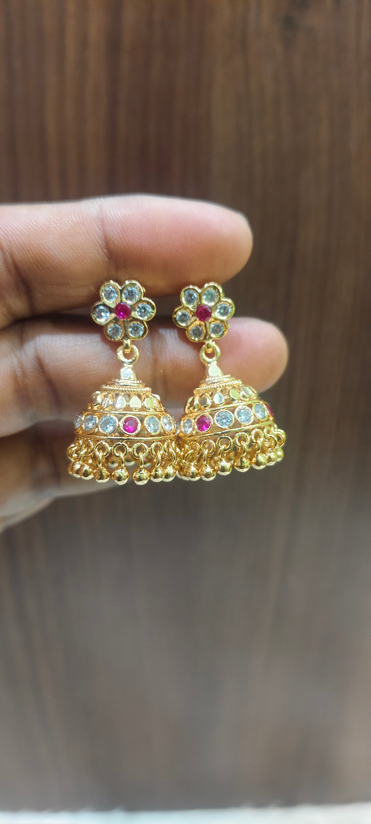 Pure panchaloham medium Jumkas