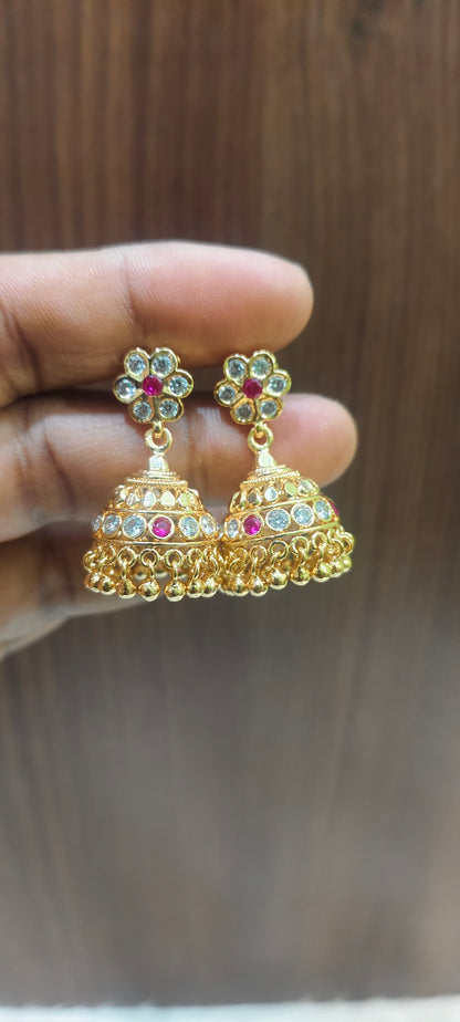 Pure panchaloham medium Jumkas